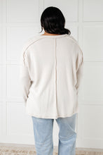 Load image into Gallery viewer, Basically Freezing Brushed Hacci Top in Sand Beige
