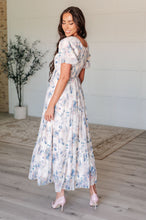 Load image into Gallery viewer, Gentle Yet Strong Balloon Sleeve Floral Dress