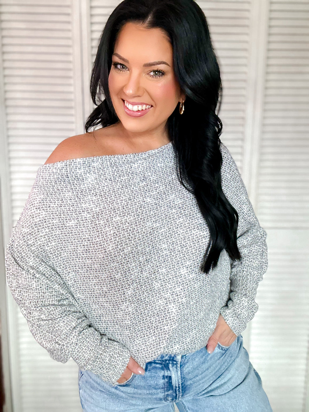 Foggy Idea Boatneck Top