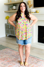 Load image into Gallery viewer, Lizzy Tank Top in Yellow Spring Floral