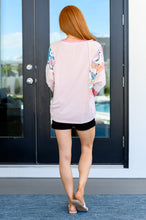 Load image into Gallery viewer, New Chapter Floral Color Block Patchwork Top