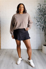Load image into Gallery viewer, Quick Fix Mineral Wash Crew Neck Pullover in Mocha