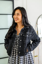 Load image into Gallery viewer, Charlie Cropped Denim Jacket