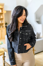 Load image into Gallery viewer, Charlie Cropped Denim Jacket