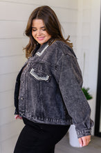 Load image into Gallery viewer, Denim And Pearls Denim Jacket