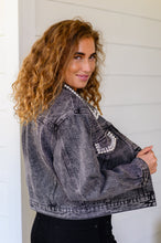 Load image into Gallery viewer, Denim And Pearls Denim Jacket