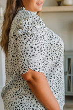 Load image into Gallery viewer, Dottie Ruched Mock Neck Blouse