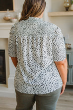Load image into Gallery viewer, Dottie Ruched Mock Neck Blouse