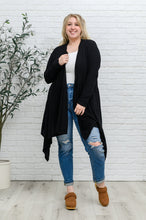Load image into Gallery viewer, Ever Soft Cascade Cardigan With Pockets In Black