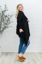 Load image into Gallery viewer, Ever Soft Cascade Cardigan With Pockets In Black