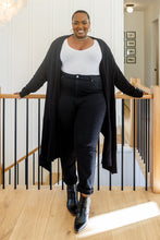 Load image into Gallery viewer, Ever Soft Cascade Cardigan With Pockets In Black