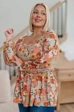 Load image into Gallery viewer, Fall For Florals Babydoll Top