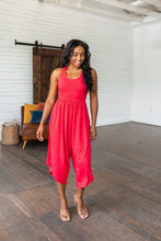 Load image into Gallery viewer, Good Idea Jumpsuit in Red