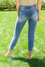 Load image into Gallery viewer, Hi-Rise Destroyed Slim Fit Jeans