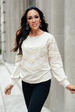 Load image into Gallery viewer, Into The Fringe Top in Beige