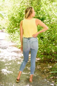 Kandis Mid-Rise Bleach Splash Jeans