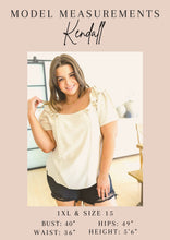 Load image into Gallery viewer, Storied Moments Draped Peplum Top in Teal