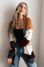 Load image into Gallery viewer, Long Drive Home Striped Cardigan