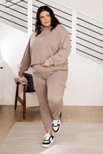 Load image into Gallery viewer, Lounge A Lot Cut Off Sweatshirt in Mocha
