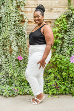 Load image into Gallery viewer, Mid-Rise Boyfriend Destroyed White Jeans