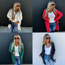 Load image into Gallery viewer, Winter Reese Ribbed Cardigan in Four Colors