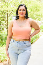 Load image into Gallery viewer, Tell Me More Crop Tank In Coral
