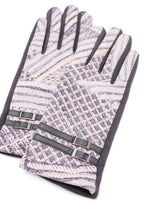 Load image into Gallery viewer, Textured and Buckled Gloves