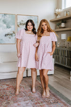 Load image into Gallery viewer, The Moment Checkered Babydoll Dress