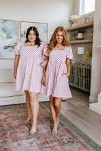 Load image into Gallery viewer, The Moment Checkered Babydoll Dress