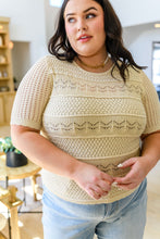 Load image into Gallery viewer, Thea Crocheted Knit Top