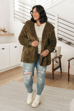 Load image into Gallery viewer, Where&#39;s My Coffee Cardigan in Olive