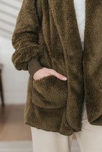 Load image into Gallery viewer, Where&#39;s My Coffee Cardigan in Olive