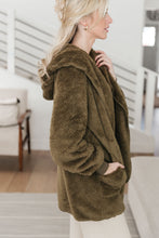 Load image into Gallery viewer, Where&#39;s My Coffee Cardigan in Olive