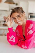 Load image into Gallery viewer, Enough Anyways Floral Cardigan in Pink